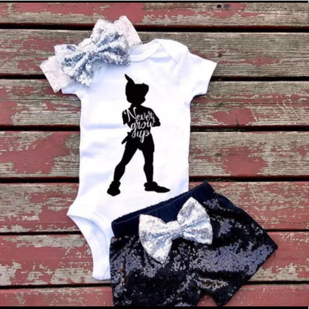 Never Grow Up 3 Piece Set